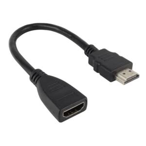 Cable HDMI Extensor 30cm Hembra a Macho Alta Velocidad Full HD