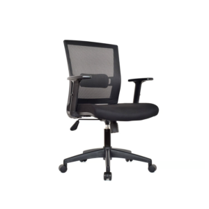 Silla Ejecutiva Kata Malla Negra con Apoyo Lumbar