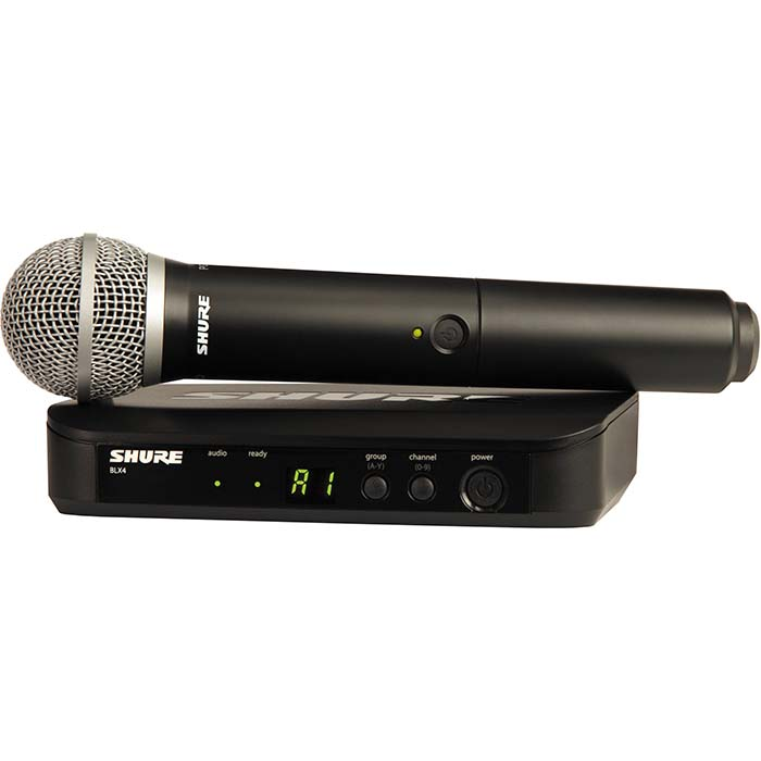 Micrófono inalámbrico Shure BLX24/PG58‑H9 vocal 300ft