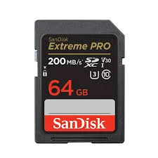 Memoria SD SanDisk Extreme Pro 64GB Clase 10 V30 UHS-I