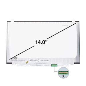 Pantalla portátil 14″ IPS 30 pines con guías Ref 2797