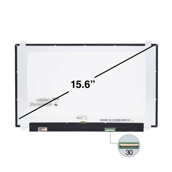 Pantalla portátil 15.6″ Slim 30 pines con guías Ref 2139
