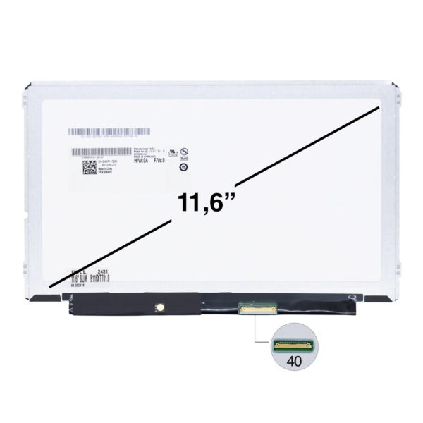 Pantalla Dell Inspiron 117 11.6″ B116XW03 40 pines