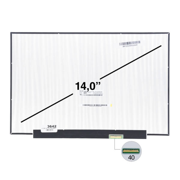 Pantallas Portátil 14″ Genérica 40 Pines Sin Guías HD LED