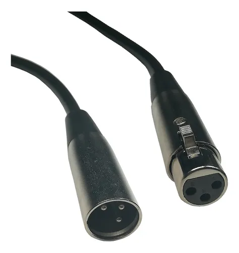 Cable XLR Canon Macho‑Hembra 6 m Blindado Profesional