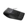 Teclado USB KlipXtreme KBK‑260S Evolve ergonómico full‑size