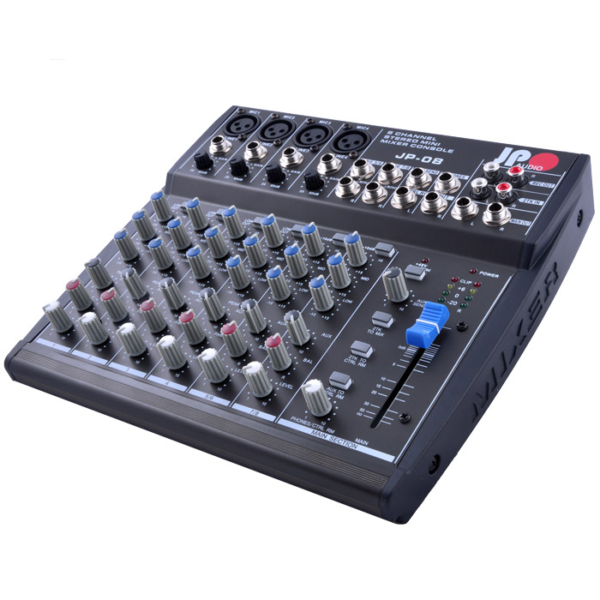 Consola JP Audio 8 canales profesional con EQ 3 bandas
