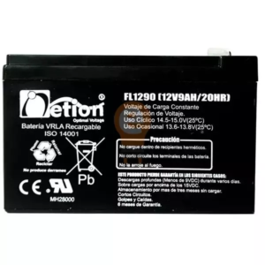 Batería Netion 12V 9Ah Recargable UPS Alarmas Sellada AGM