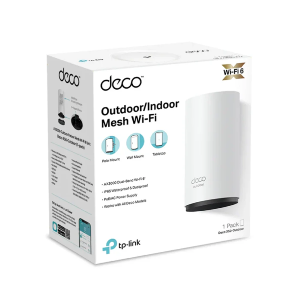 Router Mesh TP-Link Deco X50 Outdoor AX3000 IP65 DualBand (1 und)