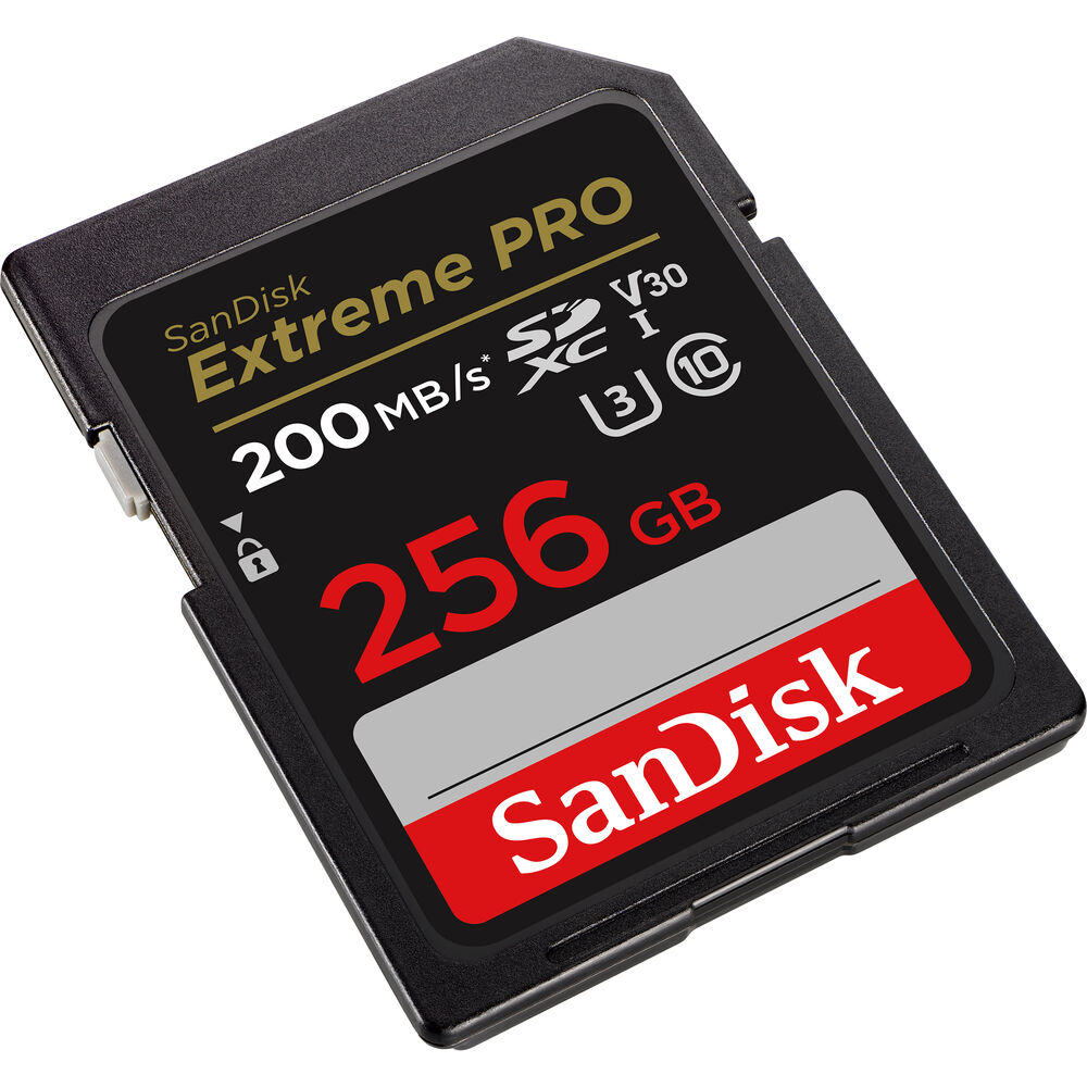 MEMORIA SD SANDISK EXTREME PRO 200MBPS SDSDXXD-256G-GN4IN 256GB