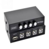 Switch USB 4 Puertos Conmutador Manual Alta Compatibilidad
