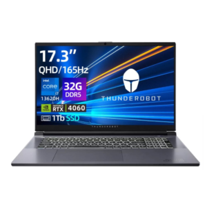 Portátil Gamer Thunderobot 911 Plus i7 RTX4060 16GB 1TB 17.3" W11 Pro