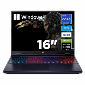 Portátil Gamer Acer Predator Helios Neo 16 i9 RTX 4060 16GB SSD 1TB W11 SL