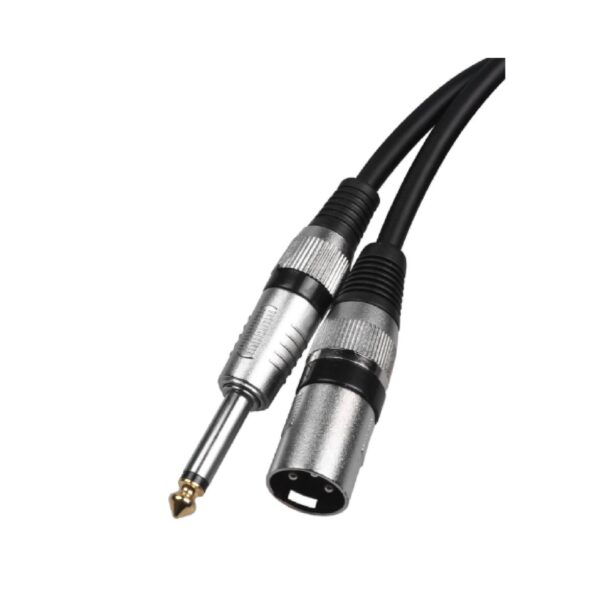 Cable Micrófono 1M Jack 6.3mm XLR SMXJ210L1