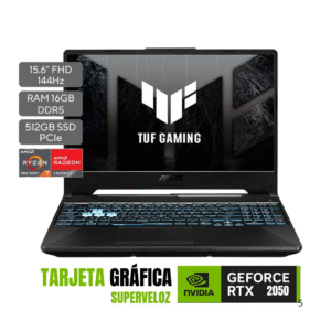 Portátil Gaming ASUS TUF FA506N Ryzen 7 7435HS RTX 2050 16 GB DDR5 512GB