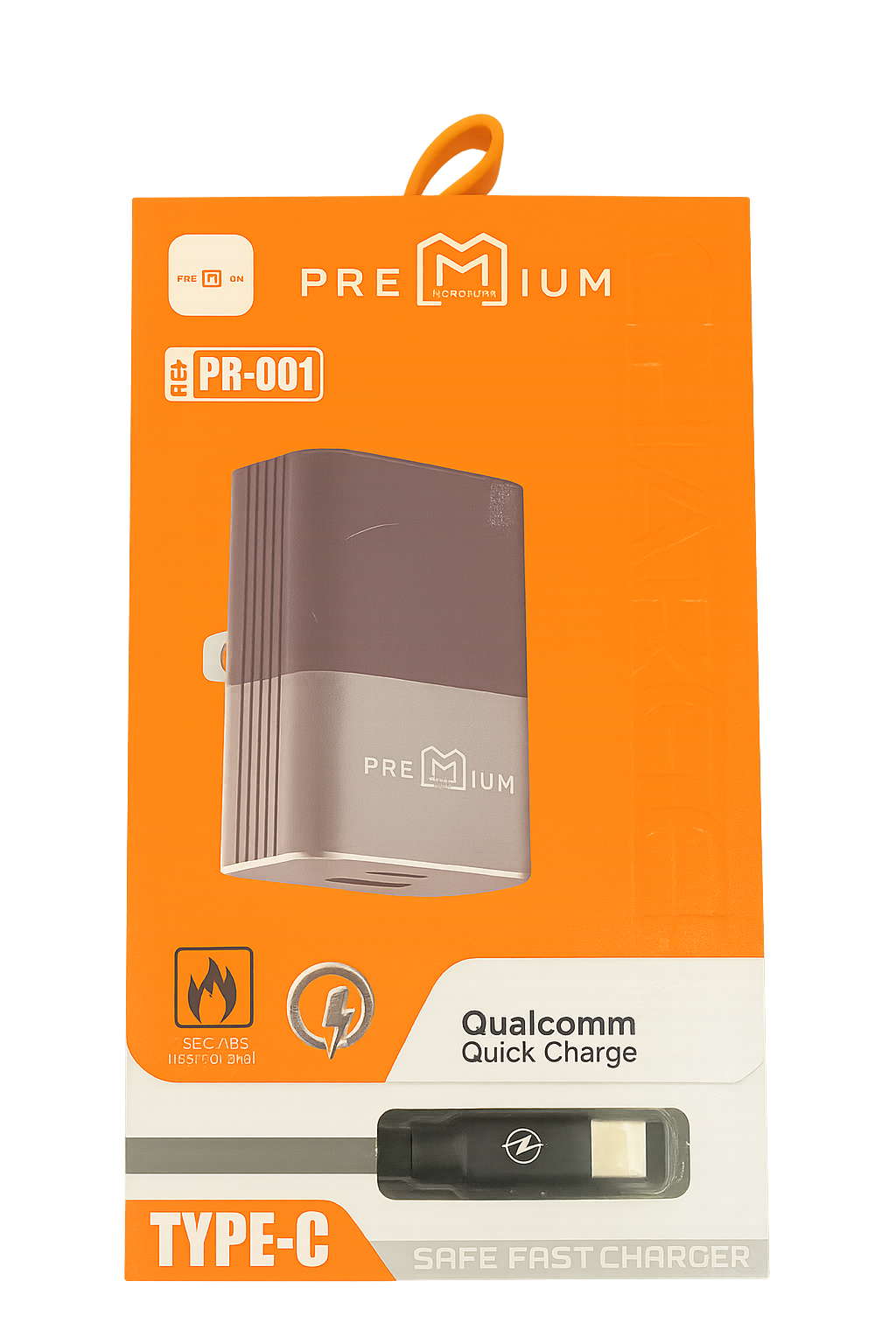Cargador USB‑A a USB‑C Premium 5 A / 9 V 3 A PR‑001