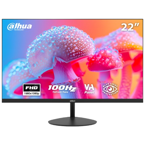 Monitor Dahua 22″ FHD 100 Hz VA HDMI/VGA Antiluz Azul