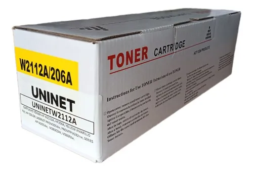Tóner Homologado HP 206A/2112A Amarillo con Chip