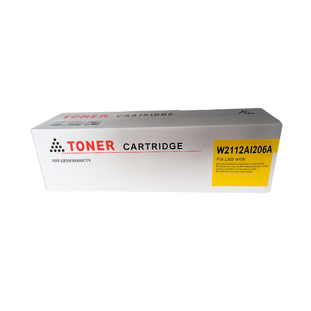 Tóner Homologado HP 206A/2112A Amarillo con Chip