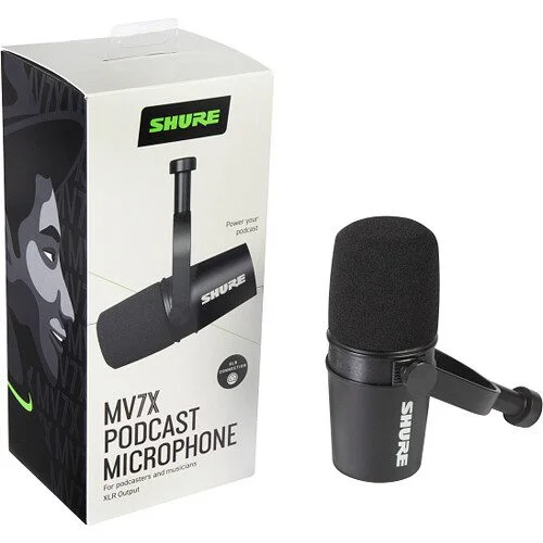 Micrófono Shure MV7X Dinámico Unidireccional XLR