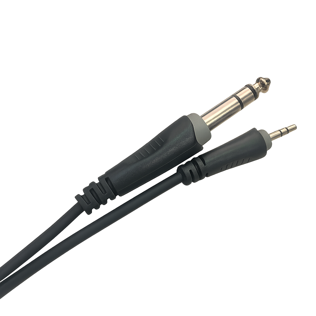 Cable audio estéreo 6.3mm a 3.5mm 6m RACC280L6-PB