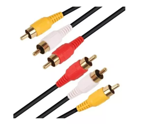Cable RCA 3x3 1.5 m Audio y Video Estéreo