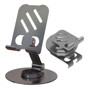 Soporte Jaltech ZM‑0116 360° Metal Celular/Tablet 13” Ajustable