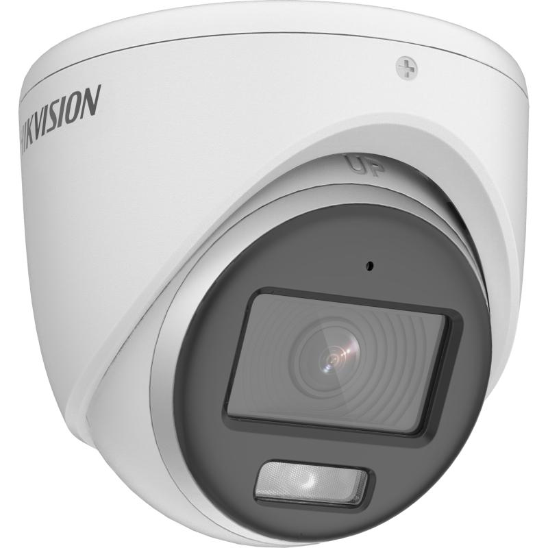 CAMARA SEGURIDAD HIKVISION DS-2CE70DF0T-MFS DOMO METALICA 2.8MM 2MP CON MICROFONO INCORPORADO COLORVU