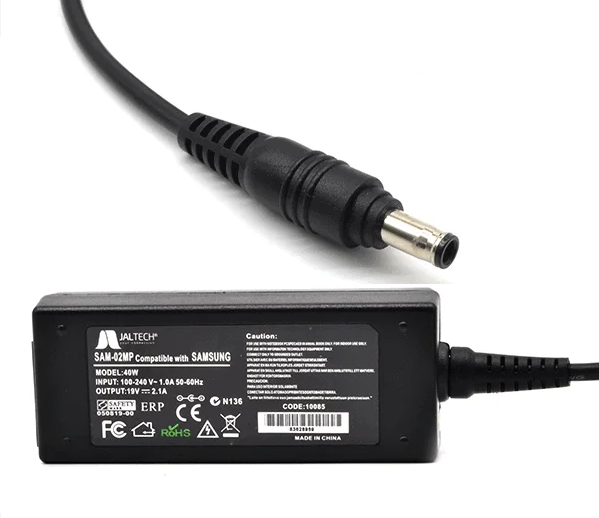 Cargador Homologado Samsung 19V 2.1A Punta Aguja 40W