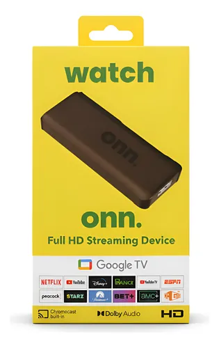 Android TV Stick ONN 2K FHD Android TV con Google Voice y Magis TV