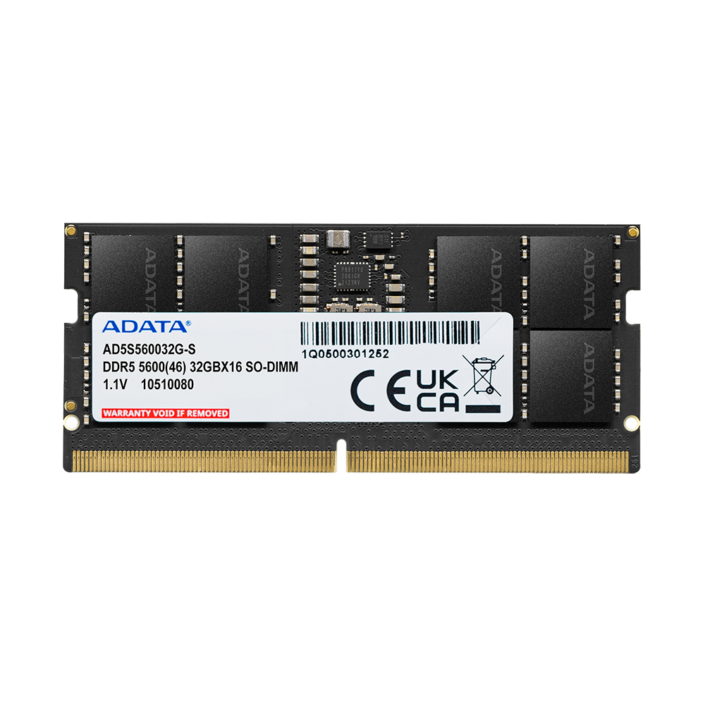 Memoria RAM ADATA DDR5‑5600 16GB SO‑DIMM AD5S560016G‑S