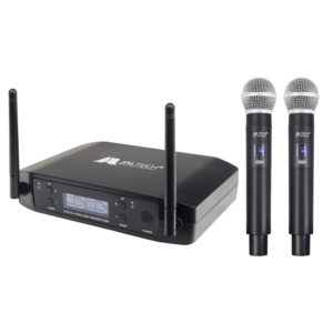Micrófono Inalámbrico Doble JALTECH JAL-GL4 con Receptor 2.4GHz