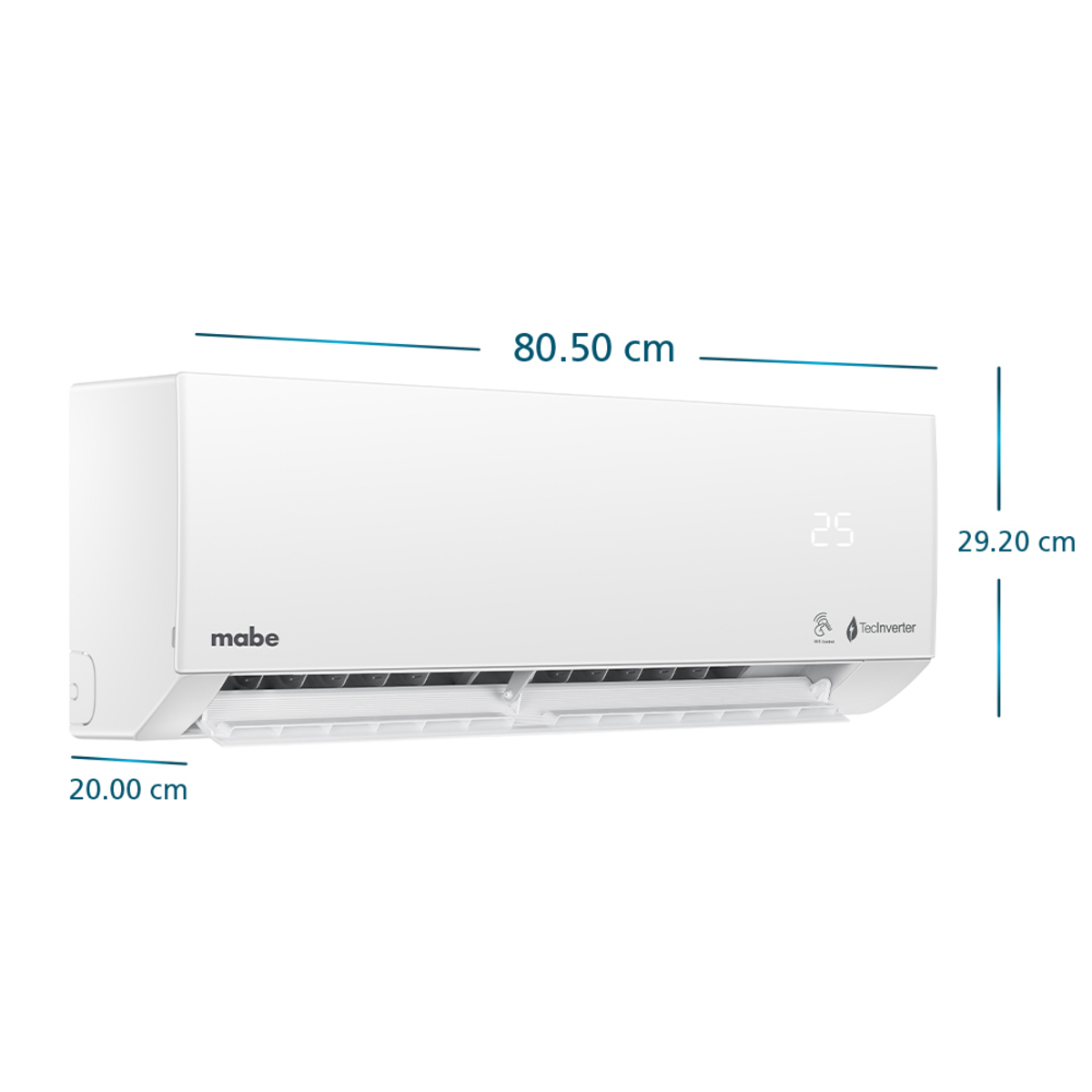 AIRE ACONDICIONADO INVERTER MABE MINI SPLIT 12.000 BTU 110V 60HZ - EFICIENCIA D