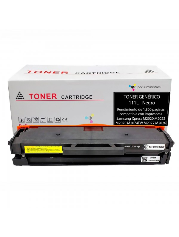 Tóner Homologado Samsung D111L V3 Negro
