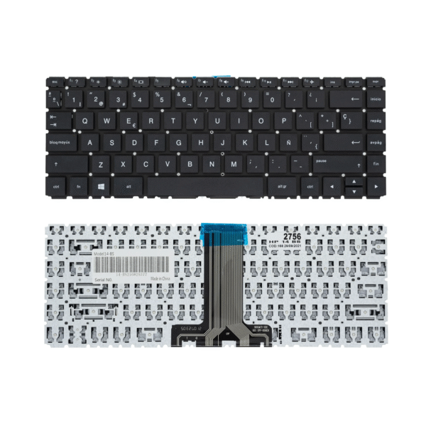 Teclado para Portátil HP 14-BS Ref. 2756 Español Latino – Original / OEM