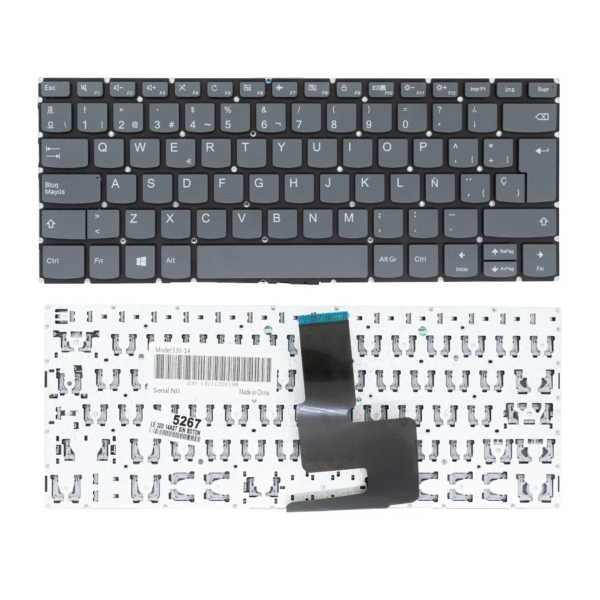 Teclado para Portátil Lenovo 320-14AST Ref. 5267 Español Latino (Sin Botón de Encendido)