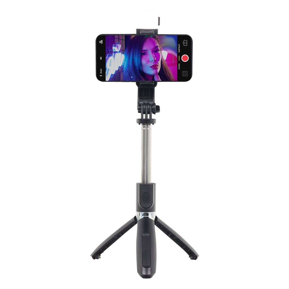 Trípode para Selfie con Luz y Bluetooth L02S | Fill Light 360°