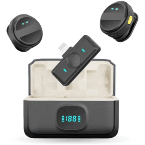 Micrófono M9 Pro Inalámbrico iPhone / USB‑C Negro