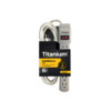 Multitoma Titanium 6 Salidas 5m con Protección