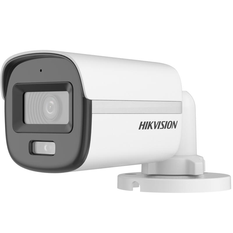 Cámara HIKVISION DS-2CE10DF0T-FS 2MP ColorVu Bala Metálica 2.8 mm