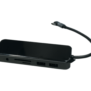 Hub USB-C 10 en 1 HKH101 HDMI VGA RJ45 PD USB 3.0 SD Audio