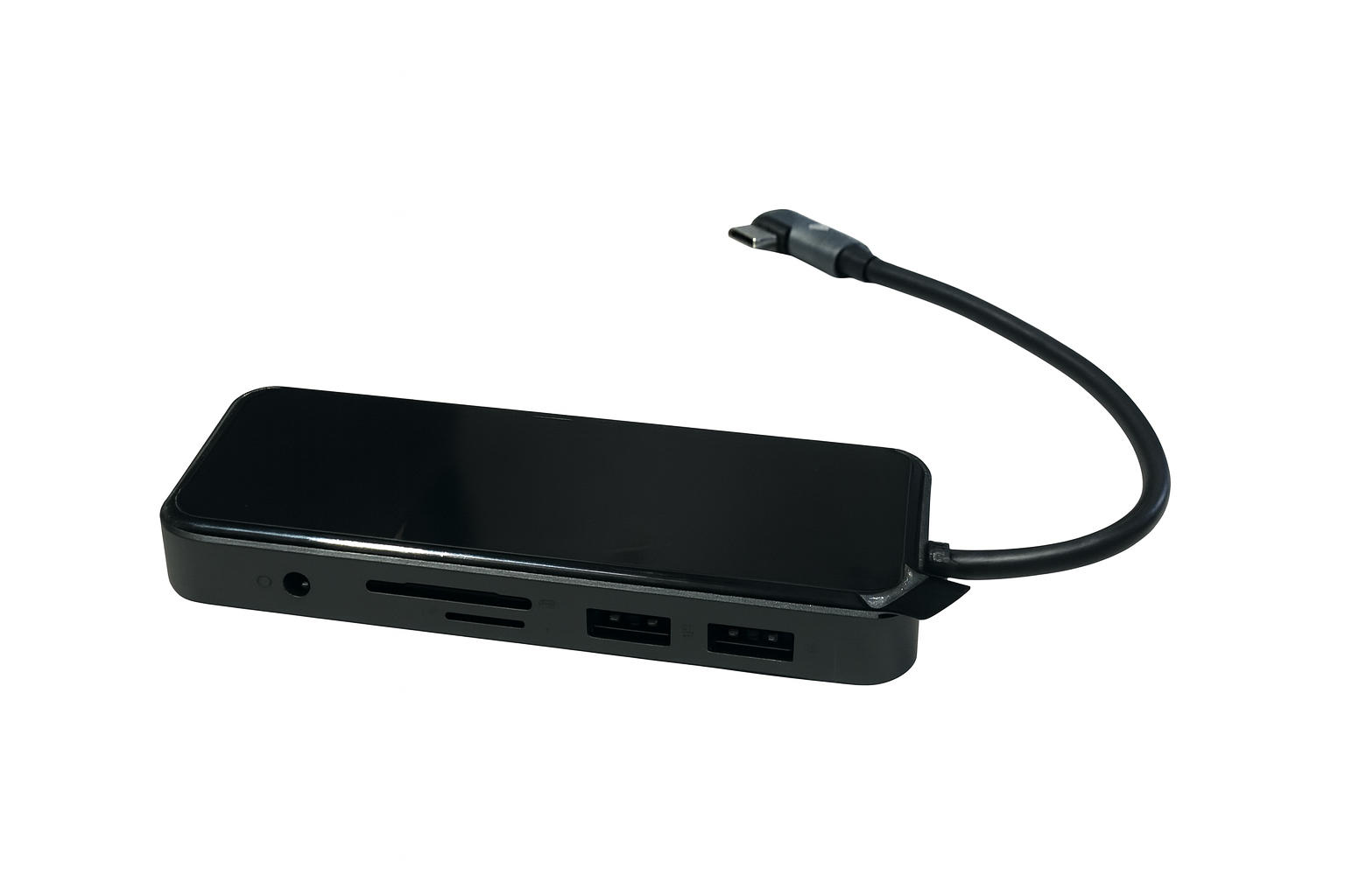 Hub USB-C 10 en 1 HKH101 HDMI VGA RJ45 PD USB 3.0 SD Audio