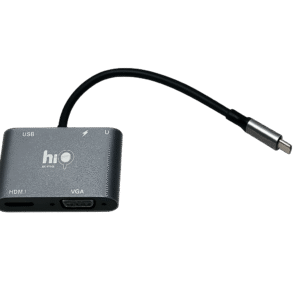 Hub USB-C 5 en 1 HKH51 HDMI VGA USB 3.0 PD Audio 3.5mm