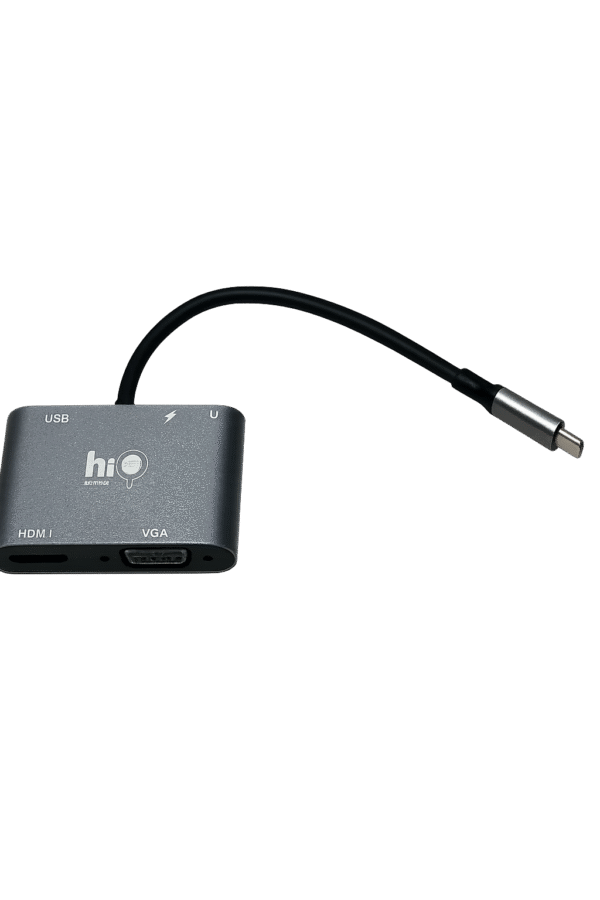 Hub USB-C 5 en 1 HKH51 HDMI VGA USB 3.0 PD Audio 3.5mm