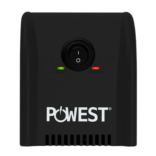 Regulador Powest 2200VA 120VAC 10A 8 Tomas Alta Eficiencia