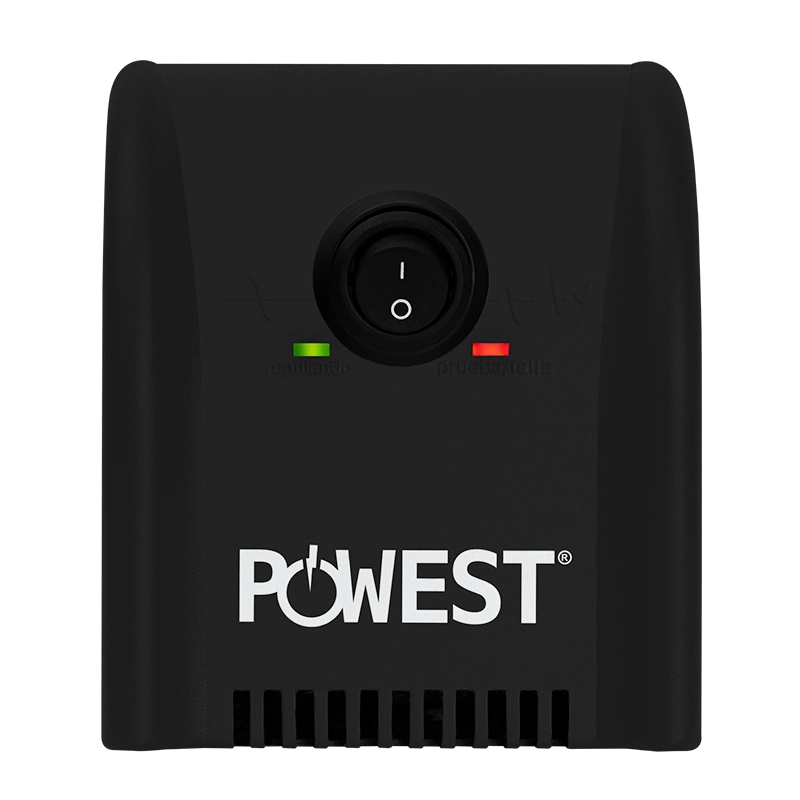 Regulador Powest 2200VA 120VAC 10A 8 Tomas Alta Eficiencia