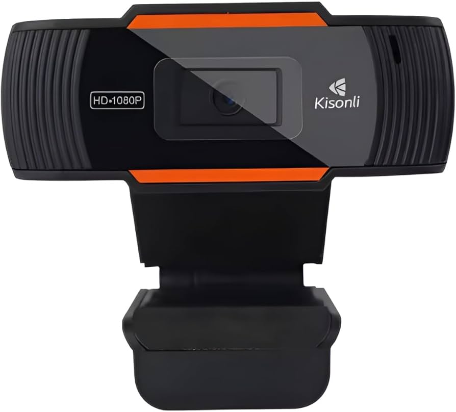 Cámara Web Kisonli HD‑1085 Full HD 1080p USB con micrófono