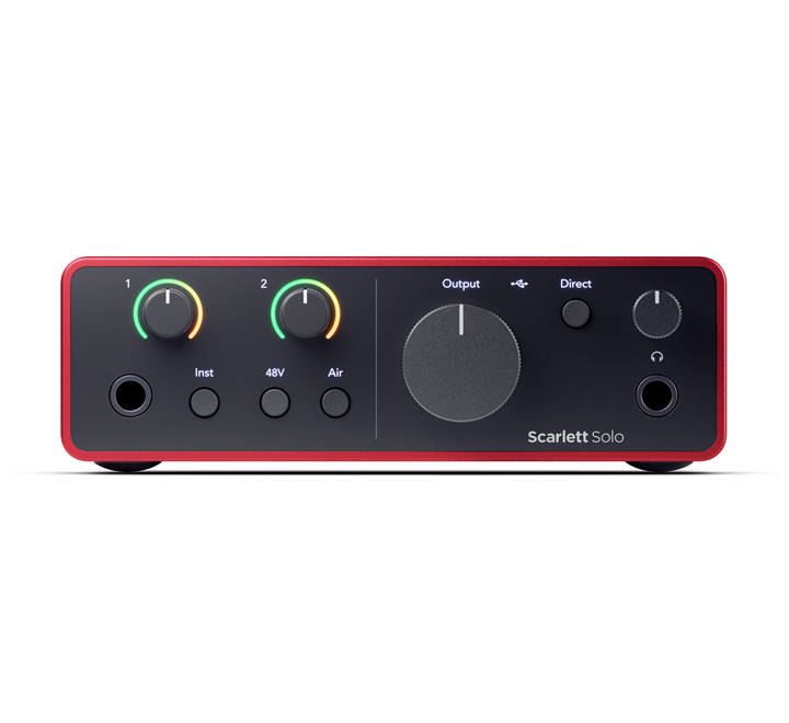 Interfaz de audio Focusrite Scarlett Solo 4ª Gen USB‑C