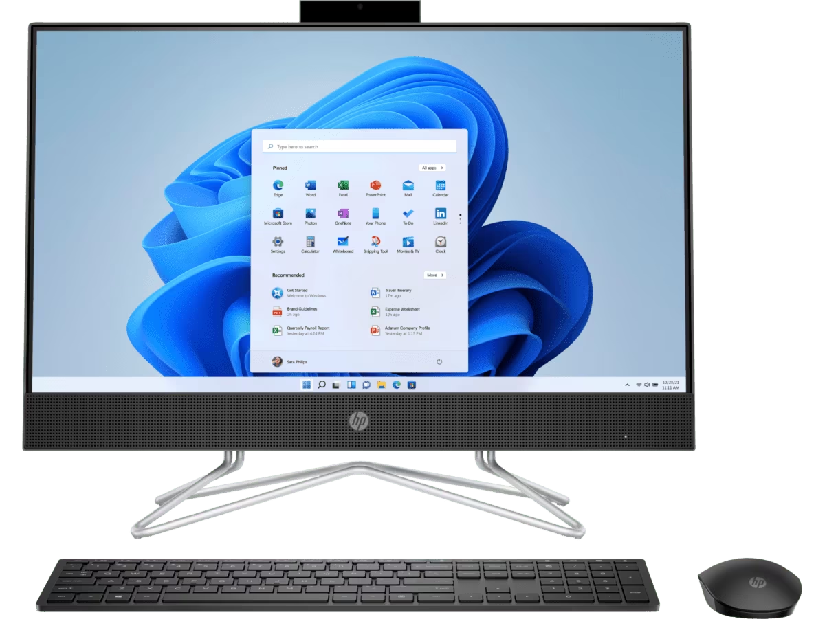 Todo en Uno HP 24‑DD0407LA Intel Dual Core 23,8″ FHD J5040 8 GB 128 GB“ Win SL