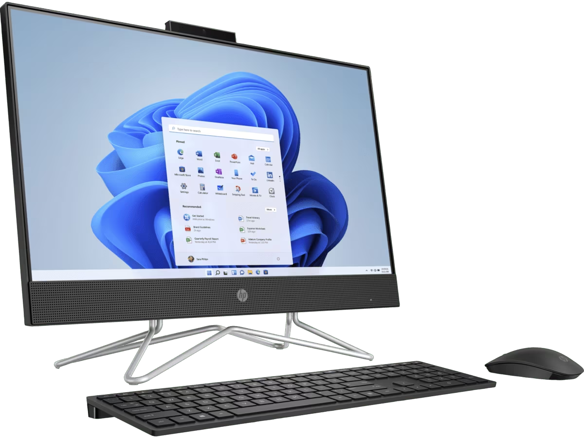 TODO EN UNO HP 24-DD0407LA INTEL DUAL CORE SILVER J5040 8GB DDR4-2400MHZ SSD 128GB FULL HD 23.8¨ LICENCIA WINDOWS SINGLE LANGUAGE